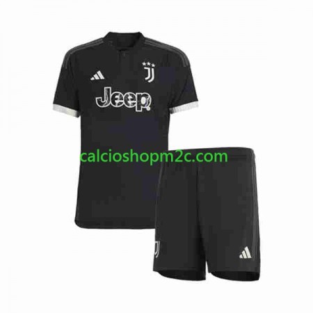 Juventus Bambino Maglia Terza 2023/2024 Manica Corta (+ Pantaloncini)